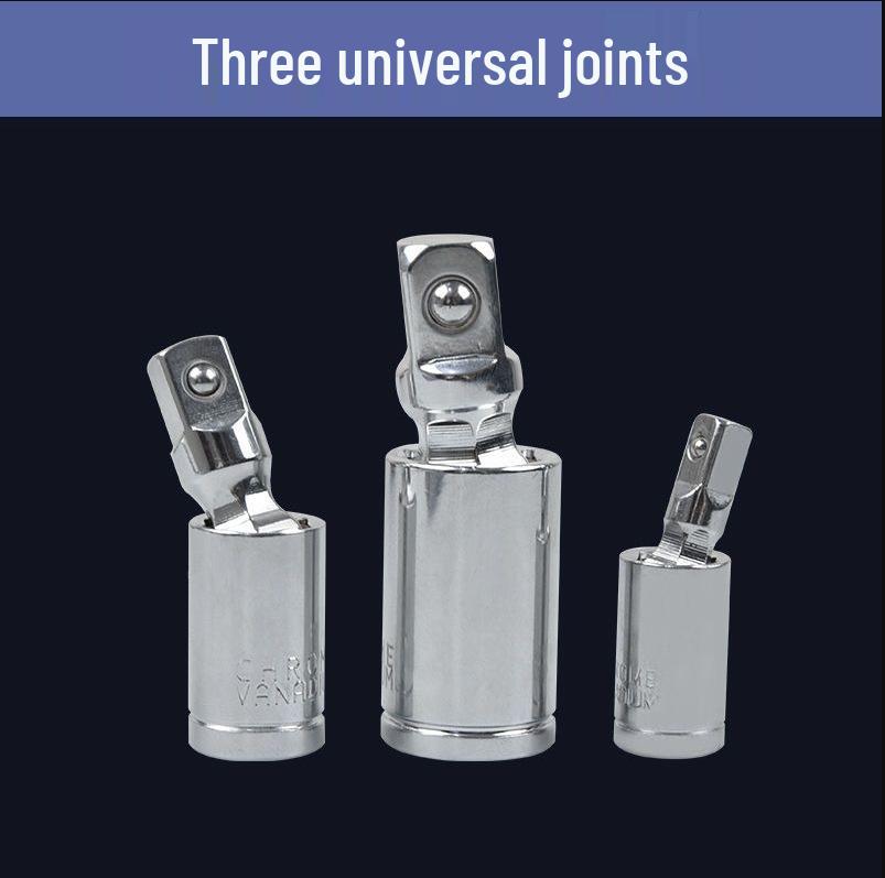 Universal Socket Joint with 360° Rotation - Large, Medium, Small Sizes Available.