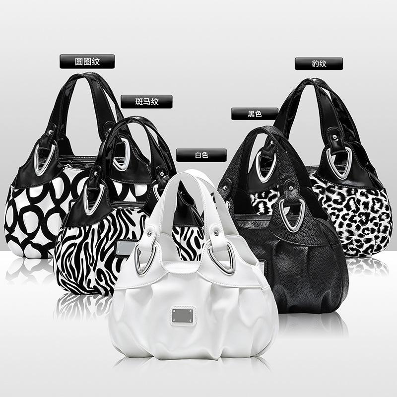 New Trendy Fashion Suit Shoulder Bag Vegetable Basket Soft Bag Handbag Middle-aged Mother Bag One Piece