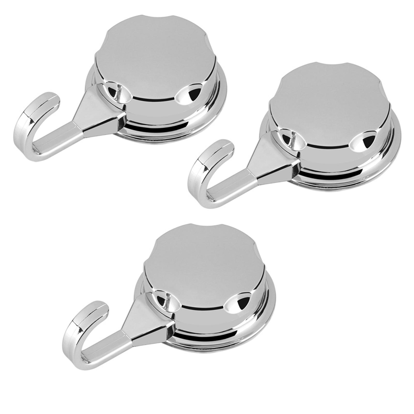 

Набор из 3 шт. ABS Настенный держатель-крючок для полотенец с присоской для ванной комнаты, кухни