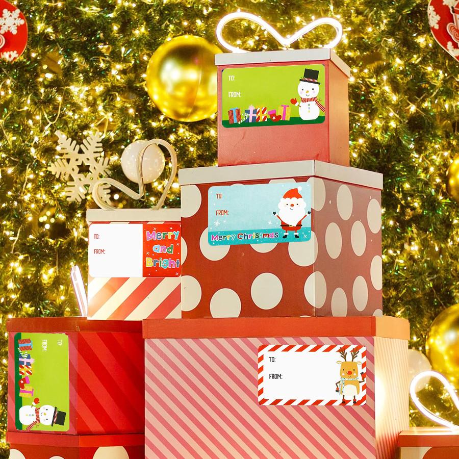 500 Stück/Rolle Umschlag Frohe Weihnachten Dekorationen Für Zuhause 2026 Weihnachten Xmas Siegel Aufkleber DIY Geschenke Weihnachtsgeschenkverpackung Aufkleber