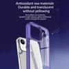 For iPhone 14 Plus Clear Phone Case TPU PC Anti-Slip Drop-Proof Back Cover