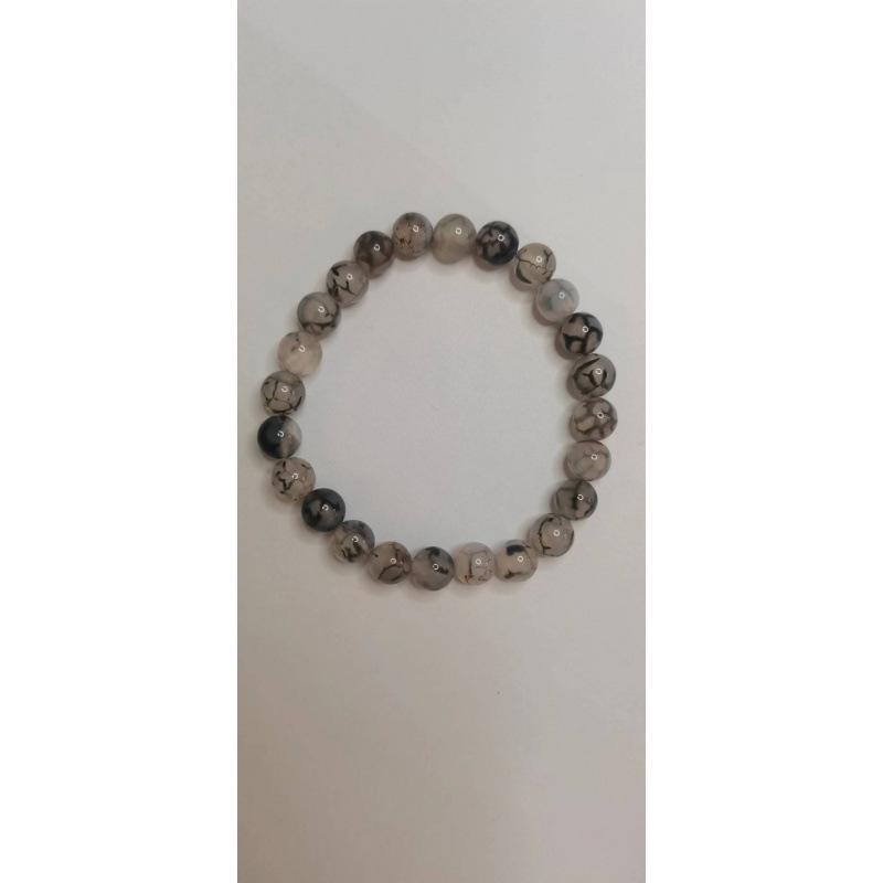 Универсальный браслет с бусинами Черного Дракона (8мм/10мм) 8mm Beaded Bracelet