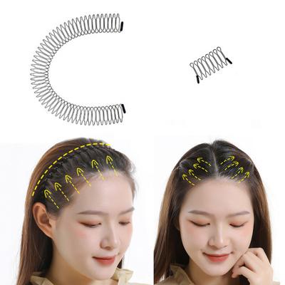 Frauen-Pony-Stirnband, unsichtbares Stirnband, hohe Elastizität, flexibel, einfarbig, rutschfest, kurzes Haar, Organisation, Haarreifen, leichtes Haar-Styling-Werkzeug