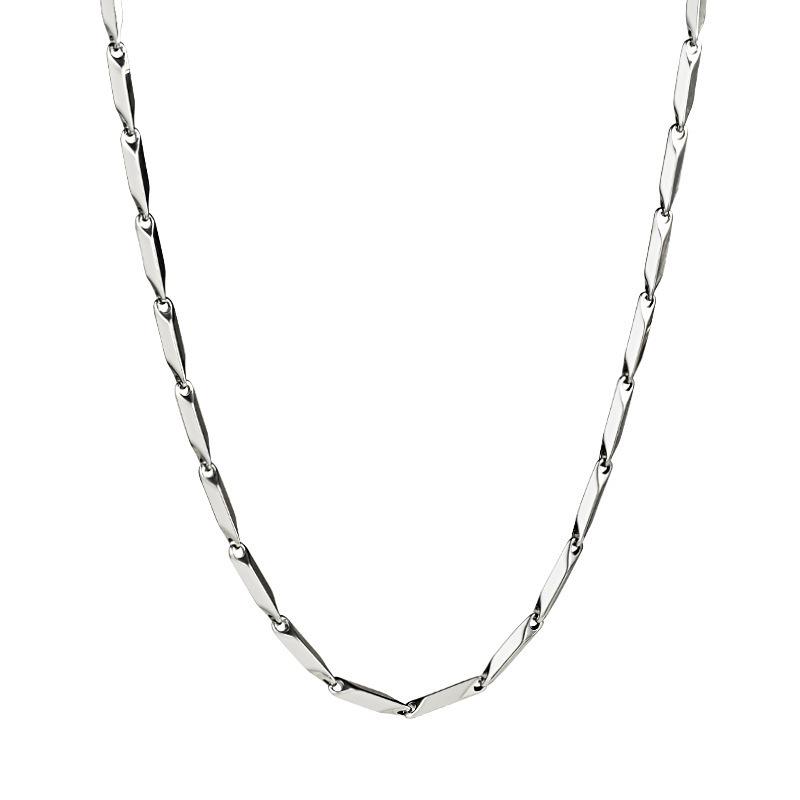 Titanium Steel Necklace Men's Hip-hop Chain Decoration Men's and Women's Collarbone Chain Fashion Accessories Versatile Necklace