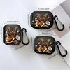 Golden Butterfly Flowers Soft Earphone Cases Cover Case For Airpods Pro3 Pro2 2 3 1 4 Pro