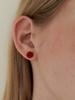 Love Me Monster Hawlite Rose Earrings