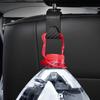 4 Stück Carbonfaser-Haken für die Kopfstütze des Autositzes, Auto-Rücksitz-Organizer, Kleiderbügel, Handtaschen- und Kleiderhalterung, Auto-Innenausstattung