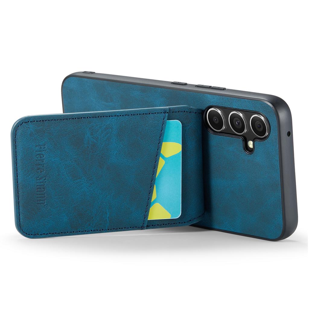 Para Samsung Galaxy S23 FE Capa de Celular Porta Cartões Anticolisão PU+TPU
