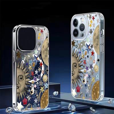 Sun Star Magnetic Transparent Case for iPhone 15/16/17 Pro Max - Full Coverage Protection