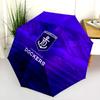 Modello Fremantle Dockers, ombrello pieghevole automatico, design portatile e pieghevole, 8 stecche, un regalo di Natale o di compleanno.