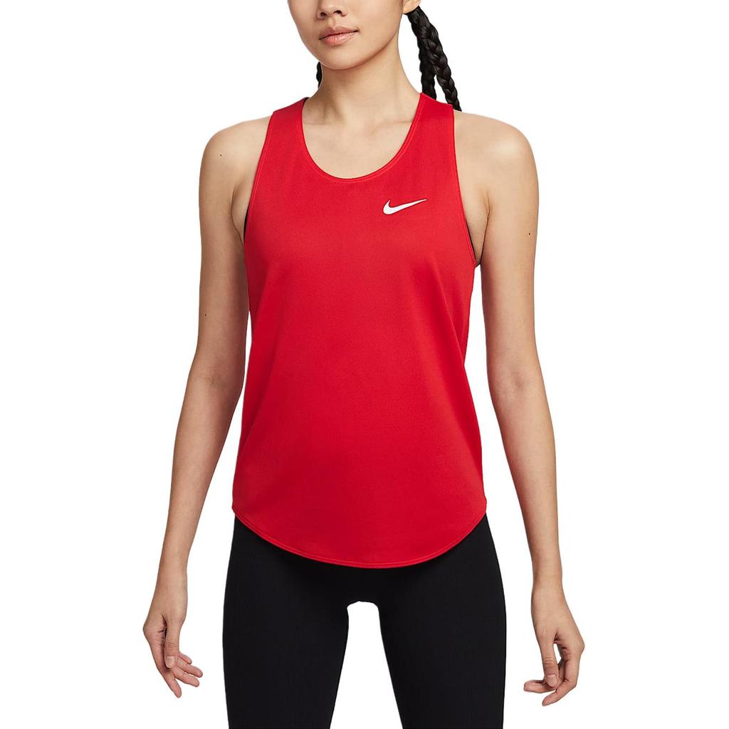 New Nike Dri Fit Tank Top Women's University Red IB8751-657