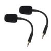 2 Pcs Microphone Replacement for Razer Barracuda X Headset Noise Reduction 3.5mm Detachable Mic