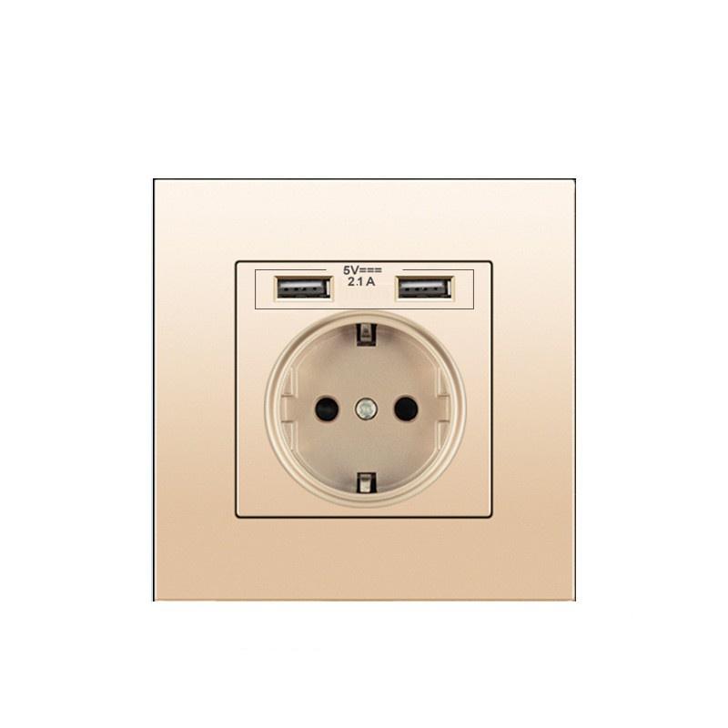 European German Standard French Standard Power Socket Socket European Standard Dual Socket Dual USB Socket