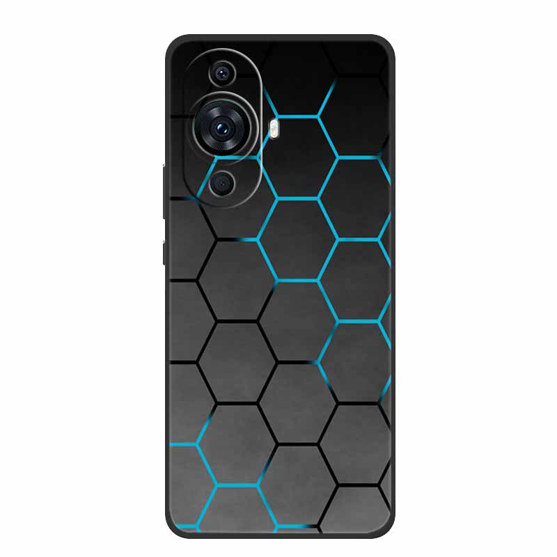 

Black Cool Case for Huawei Nova 11i Luxury Soft Silicone TPU Back Cover for Huawei nova 11 ultra Huawei nova 11 pro Funda Bumper -Huawei nova 11ultra