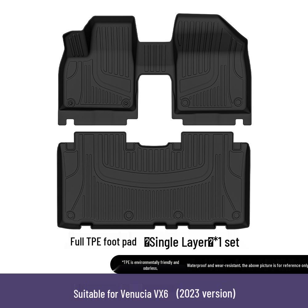 Eco-friendly TPE 3D All-Weather Floor Mats for Venucia VX6