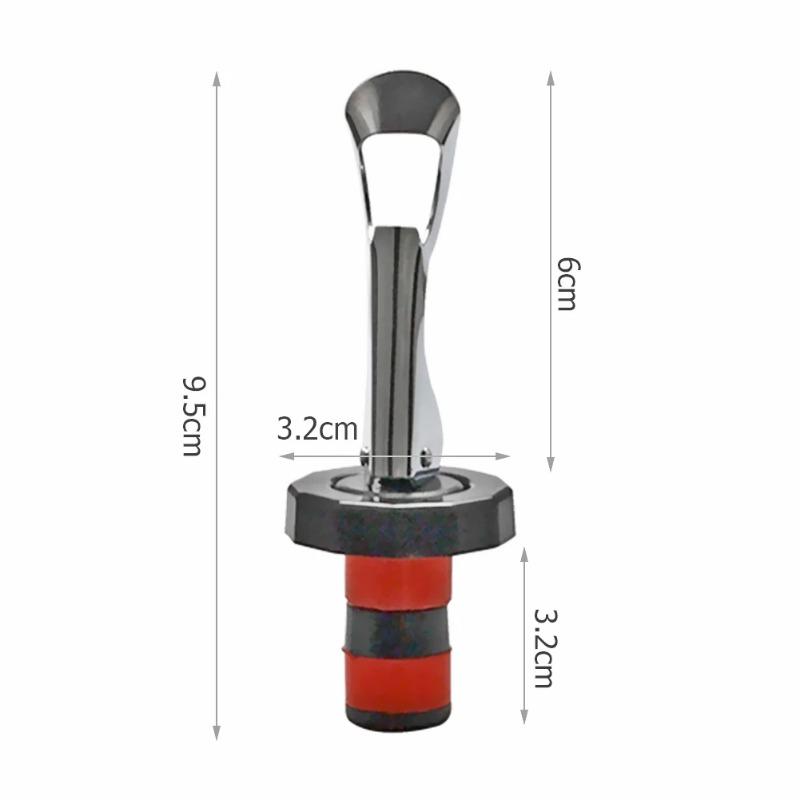 1-10Pcs Press Wine Stopper Vacuum Sealed Plug Wine Bottle Stopper Wine Champagne Caps Barware Kitchen Tools Wine Bottle Stopper