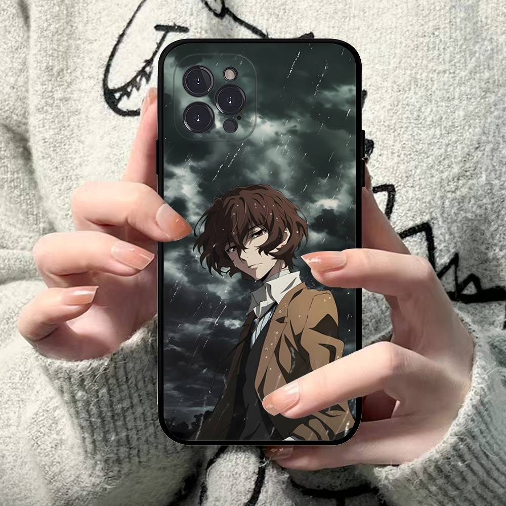 Bungo Stray Dogs Anime Phone Case For iPhone 16 15 14 13 12 Mini 11 Pro XS Max X XR SE 6 7 8 Plus Soft Silicone Cover
