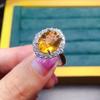 Lindon Klassischer Zirkonring aus Kupferlegierung, Damenschmuck, Hochzeitsversprechen, Partygeschenk