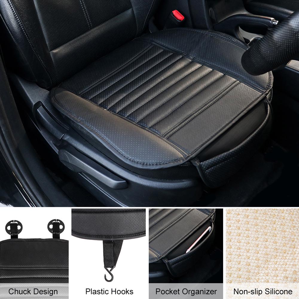 Tirol car front Seat Cushion PU Anti-slip Seat Cover Breathable Auto Seat Cover Cushion Pad Car Interior Accessories