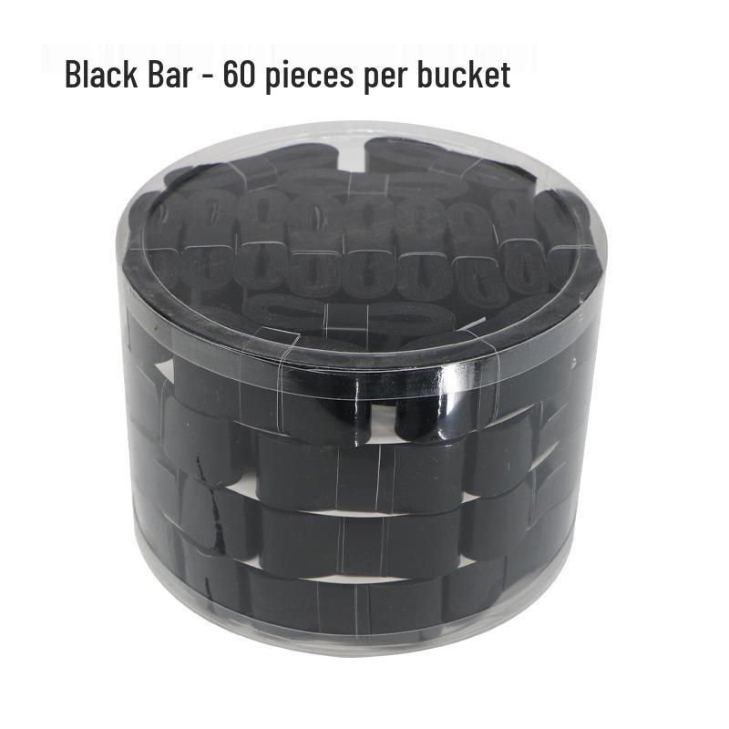 Elastic Perforated PU Leather Overgrip for Badminton, Tennis & Table Tennis Rackets, Fishing Rods with Ribbed Sweatband