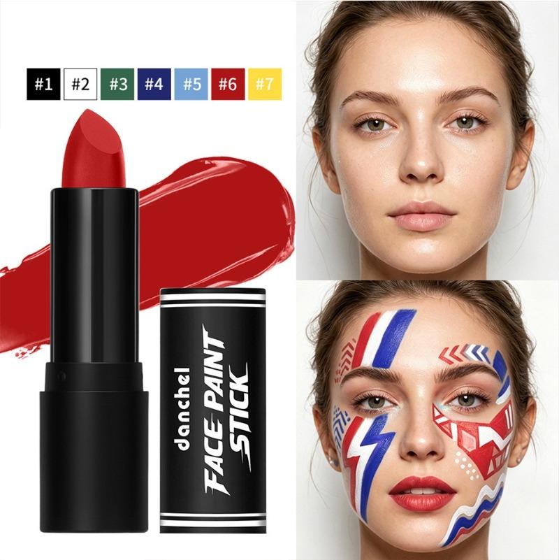 Stick Colore Vivace per Pittura Facciale da Tifoso Sportivo Crayon per Tatuaggi sul Corpo Artistico Portatile Impermeabile Trucco per il Giorno della Partita Multicolore Forniture per Feste