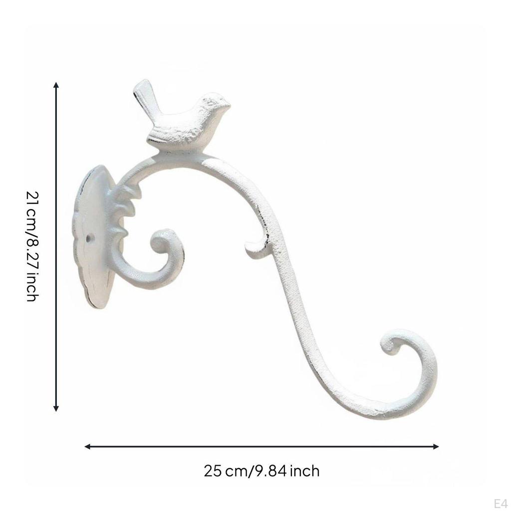 Cast HeavyDuty Coat Hook Decorative Rustic Wall Heavy Duty Vintage Style Hat Rack for Entryway,