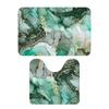 Marble Pattern Toilet Rug Set Anti-slip Toilet Door Mat New Bathroom Carpet Set  Home
