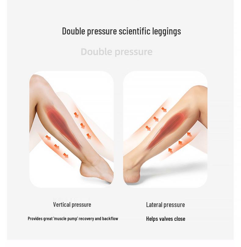 Cross-Border Electric Leg & Calf Massager with Heated Air Pressure Kneading Pads