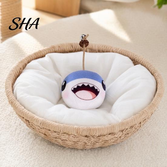 Gall Fruit Cat Toy Catnip Ball for Cats, Cartoon Plush Kick with Bell, Natural Silver Durable Vine Filling Interactive Play, Stress Relief Self-Play