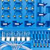 Oil Injector Flow Meter Test Kits Multiuse High Performance Professional Leak Off Fuel Repair Tool