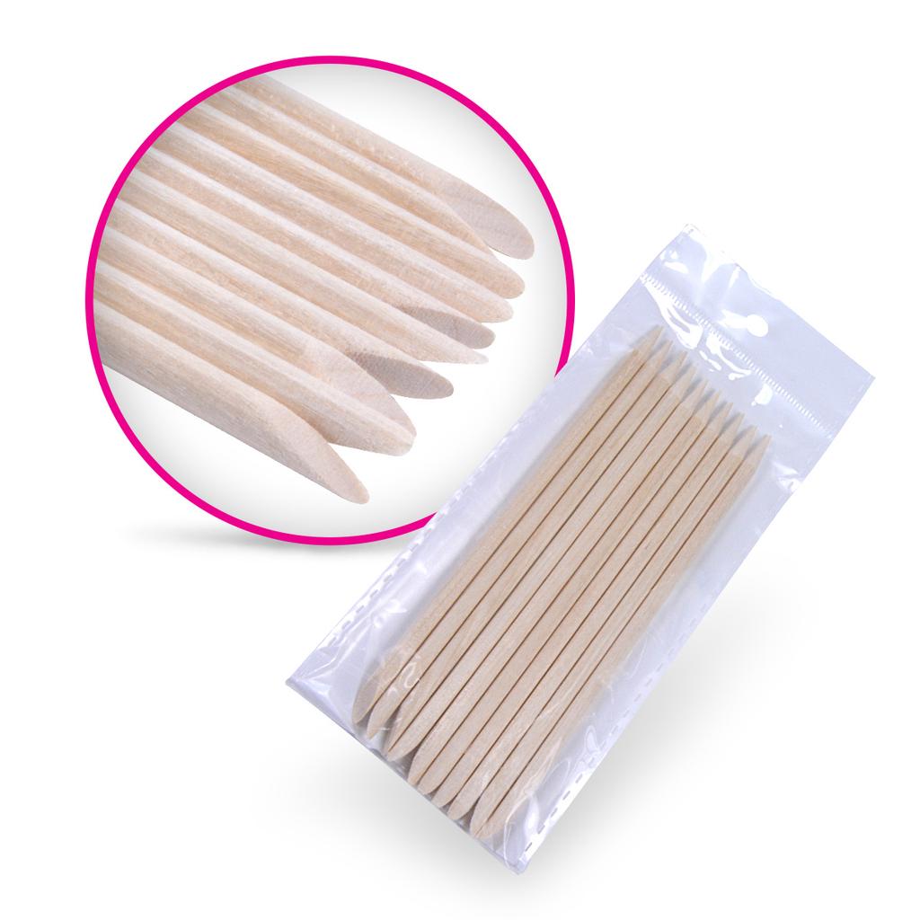100 Bâtonnets de Bois de Rose Repousse cuticule