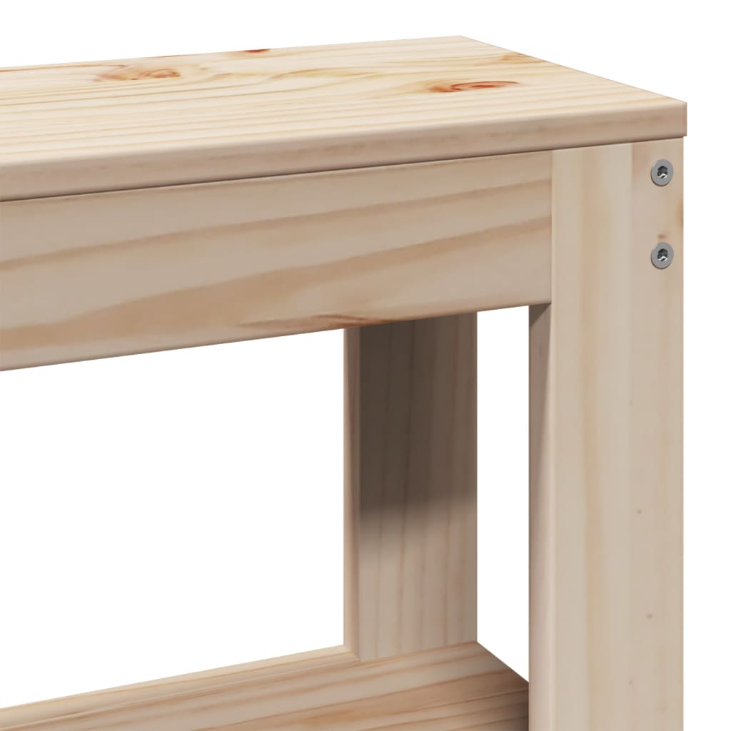 Solid Wood Bed without Mattress 120x200 cm Pine Wood
