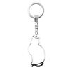 Cat Dog Rabbit Cute Pets Trio Antique Bronze Metal Keychain Best Seller Gift for Animal Lovers