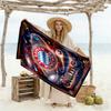 Fc Bayern München Galaxy Frame Customized Name Beach Towel Quick-Dry Soft Microfiber Suitable for Swimming Gym Camping Yoga Vacation