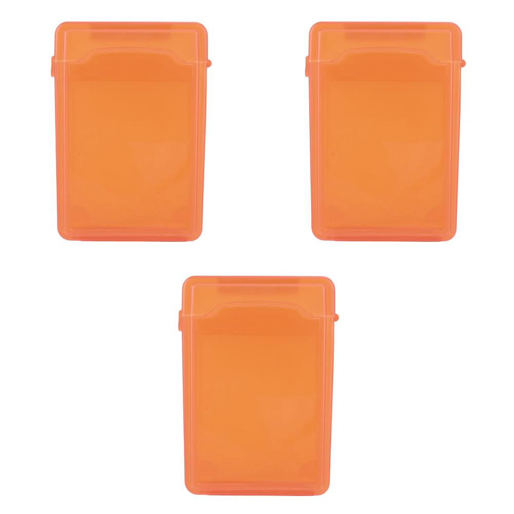 Caixa de Armazenamento para Disco Rígido IDE SATA de 3,5 Polegadas Capa de Plástico à Prova de Choque para Disco Rígido Externo Caixa de Armazenamento Multicolorida