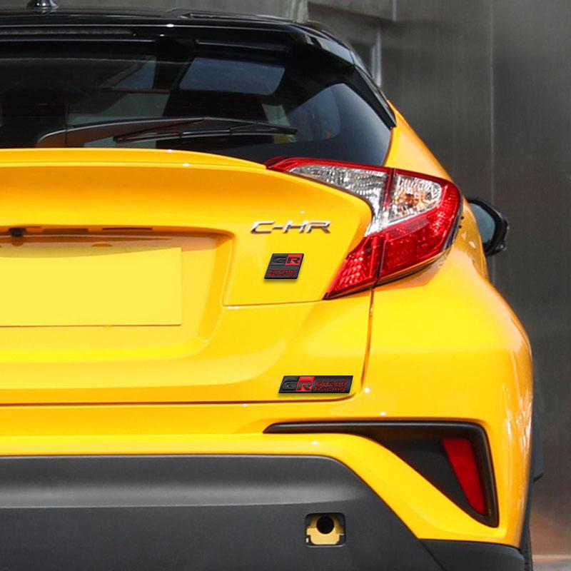 3D Metal GR Sticker Car Trunk Sports Decoration Suitable For Yaris Corolla Camry C-HR Modification Accessories