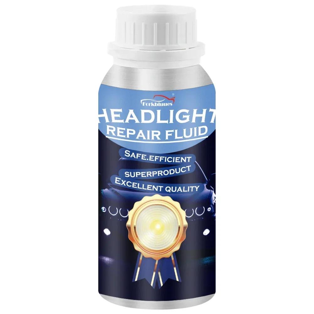 

800 мл Жидкий полимерный химический полироль для фар Ремонтная жидкость для восстановления царапин Полировка фар Комплект