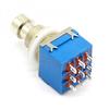 1PCS Foot Switch 9 Pin Guitar Effects Pedal Box Stomp Foot Latching 3PDT Switch Foot Switch Black/Blue
