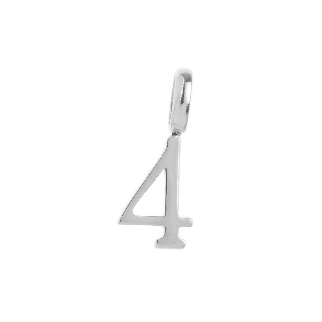 Trendy DIY 0-9 Number Pendants, 18K Gold-Plated Titanium Stainless Steel