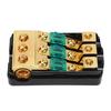 Mini ANL Fuse Holder 0 2 4 Gauge In 4 6 8 Gauge Out 60 Amp Fuse Distribution Block for Car Truck Boat Audio Stereo