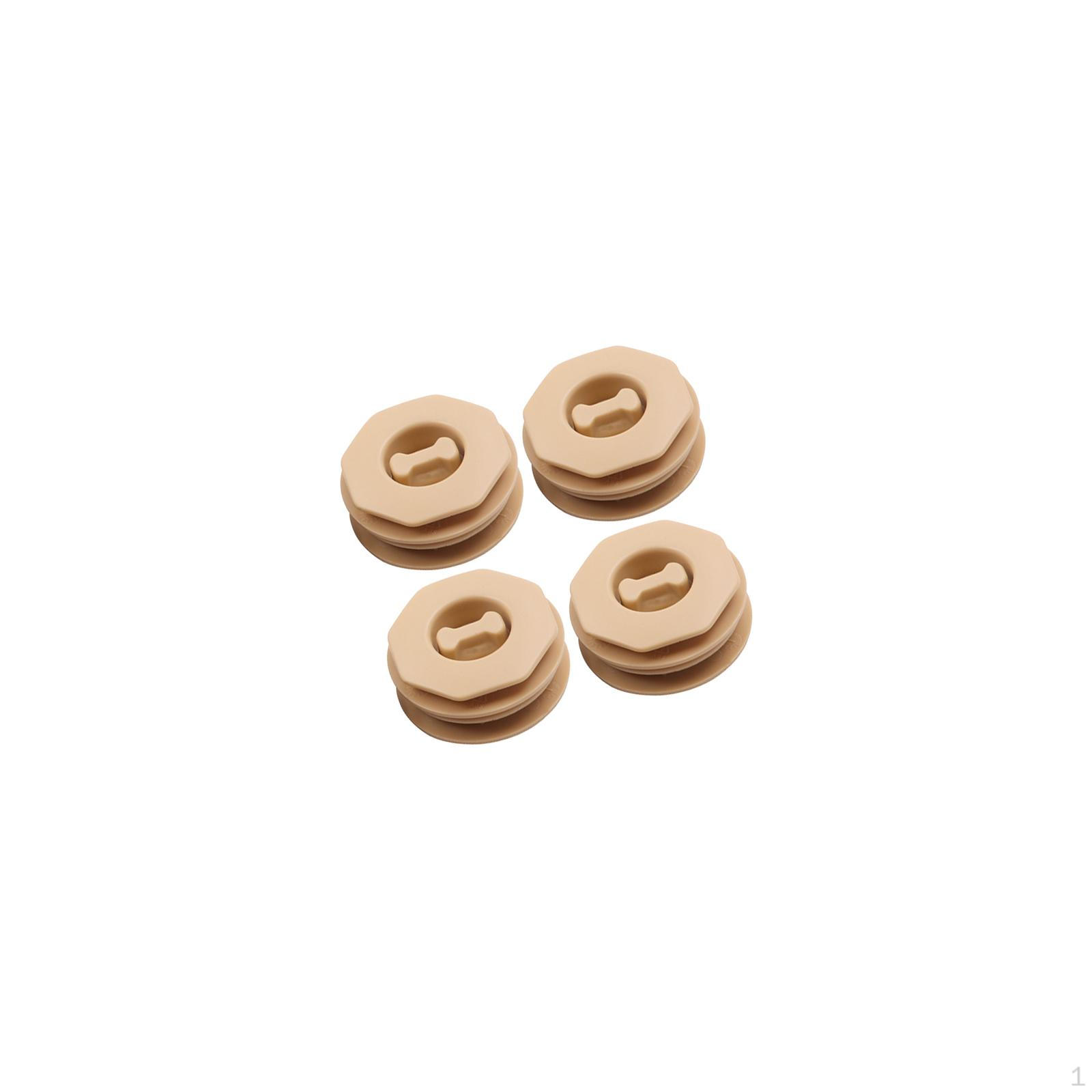 Car Floor Mat Clips Set for in Vehicles Beige