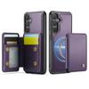 JEEHOOD-J05 per Samsung Galaxy S26 Ultra S25 S24 Plus FE Portafoglio Flip 2-in-1 Separabile Rimovibile Custodia in Pelle PU Premium Porta Carte Copertura Posteriore per Telefono