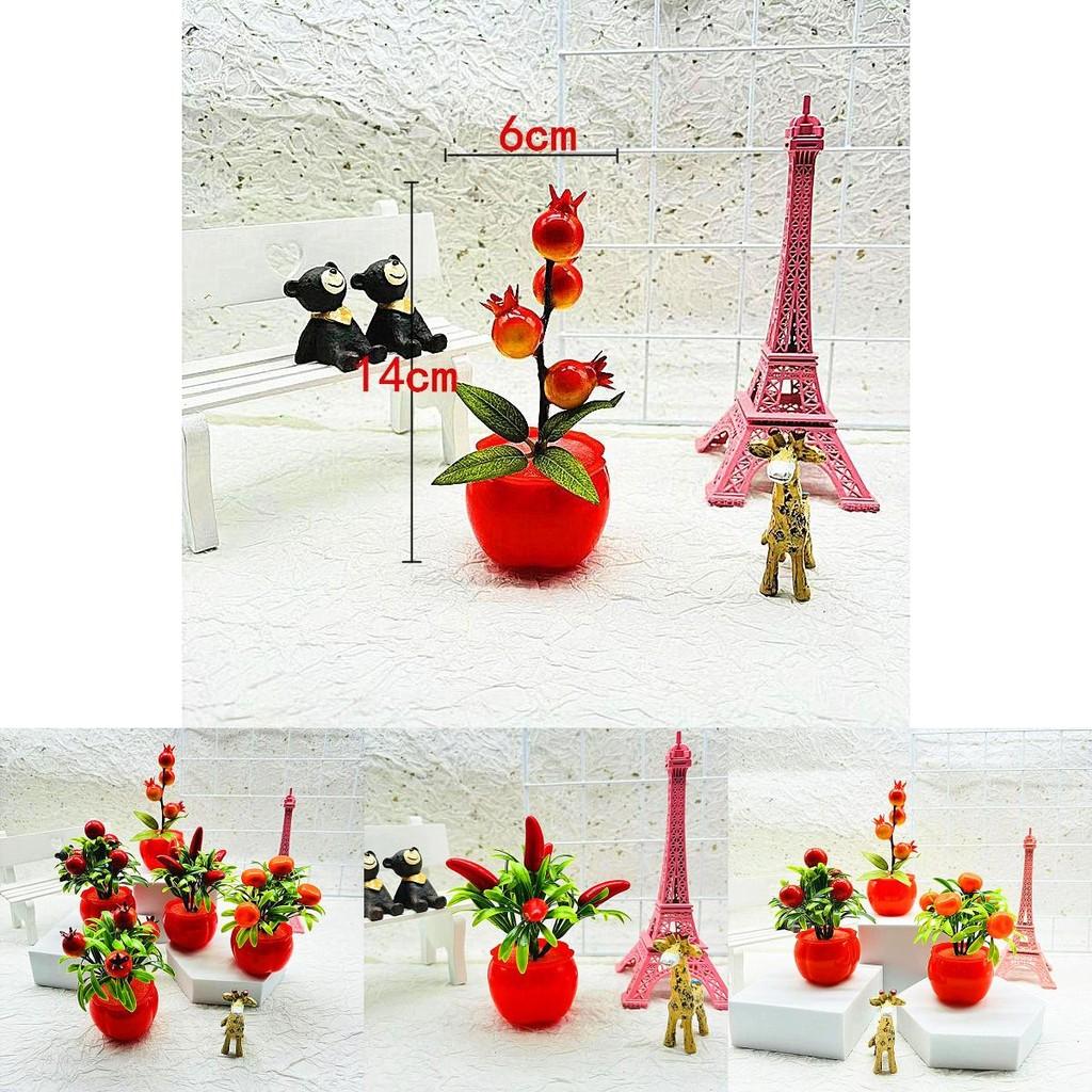 Künstlicher Obstbaum Bonsai mit Spritzgussdesign zur Heim- und Bürodekoration