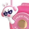 Cartoon Portable Necklace Fan Handheld Bladeless Cute Wearable Personal for Summer
