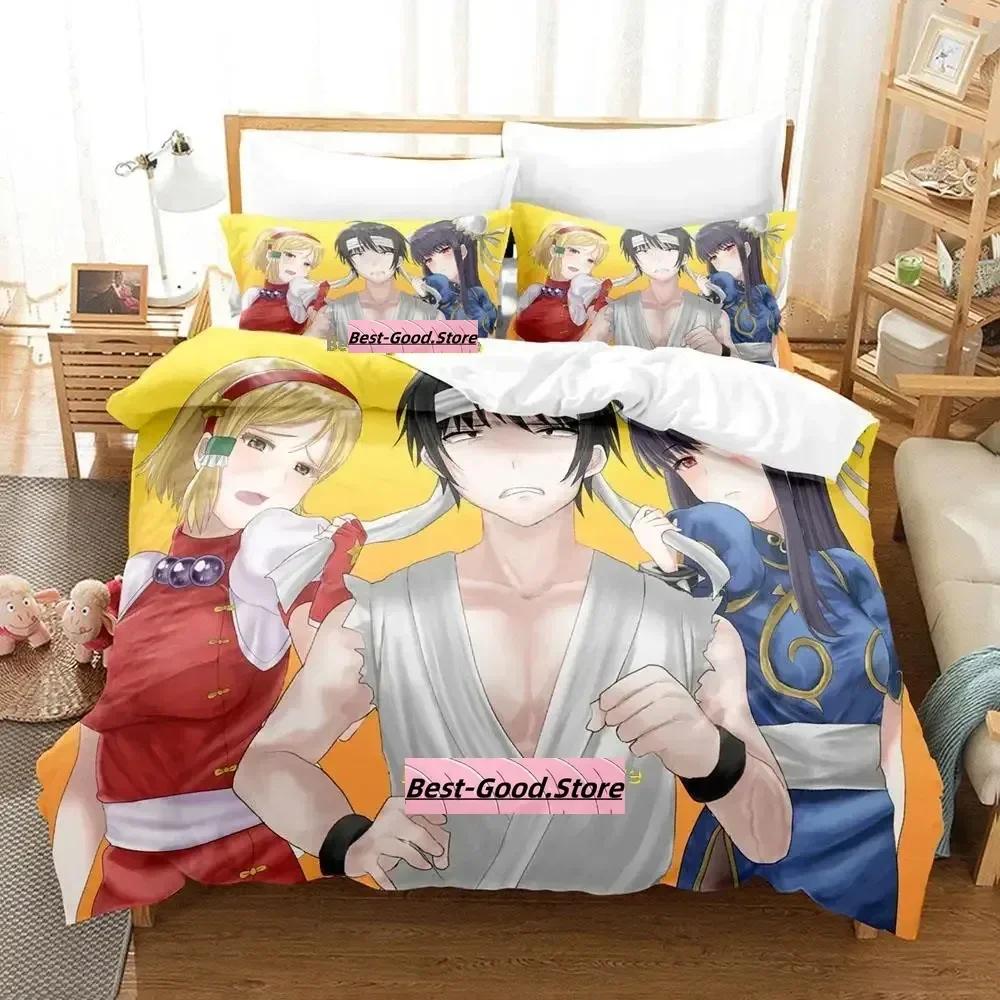 New Hi Score Girl Bedding Set Single Twin Full Queen King Size Bed Set Adult Kid Bedroom Duvetcover Sets Anime Parure De Lit Bed