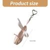 Elegant Ballet Shoes Keychain Alloy Key Holder Unique Keyring Bag Pendant Fashion Accessory for Women and Girls