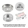 5 & 6 Hole Billet Steering Wheel Hub Adapter for Chevrolet Chevy GM Flaming River Ididit Buick Jeep Cadillac Oldsmobile