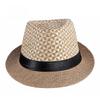 Summer Fedora Straw Hat - Unisex Sun Protection, Korean Fashion, Perfect for Beach and Travel