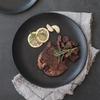Di Rui En Black Matte Ceramic Dinner Plates