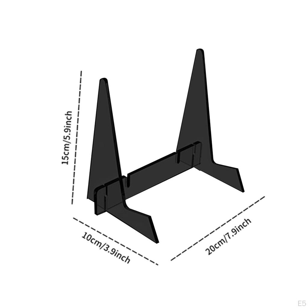 Acrylic Book Display Stand for and Cookbooks with Support